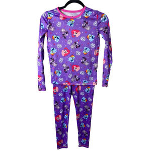 CuddleDuds My Little Pony Purple Long Sleeve Youth Pajama Set Large